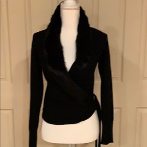 Beautiful cashmere wrap sweater